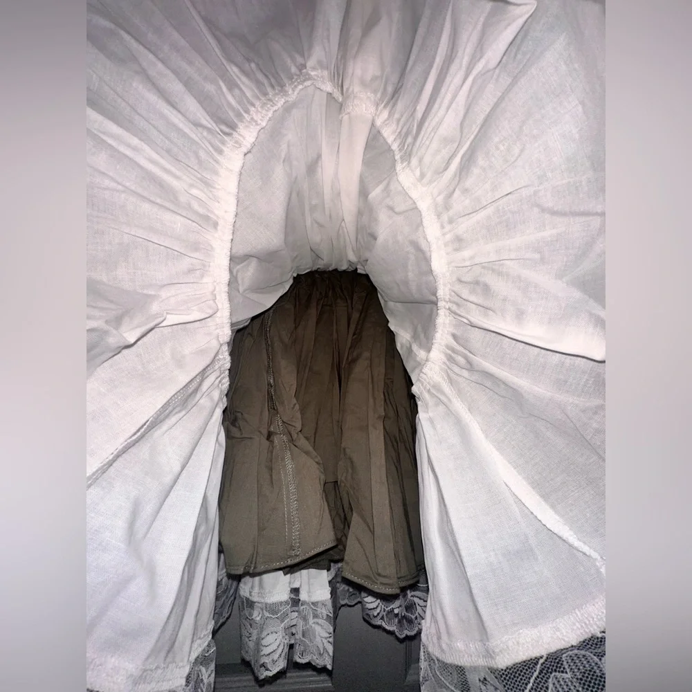 Selkie Cotton Plaid Ruffle Pleated Granger Mini Skirt - Picture 9 of 16